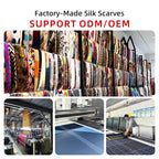Custom Photo Silk Scarves | MOQ 30 | 8-Day Lead