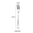 410 Stainless Steel Flatware Set | Mirror Polish | 50 MOQ | Modern Style