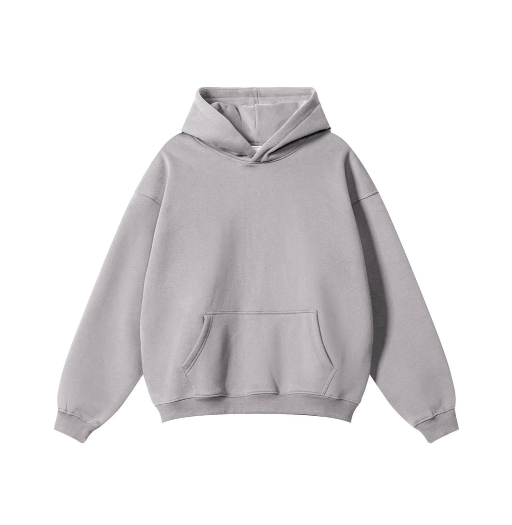 Thick Cotton Fleece Hoodie for Custom Printing (Oversized Fit)