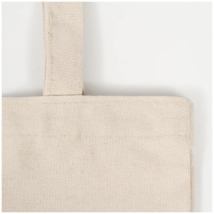 Custom Cotton Canvas Tote Bag with Logo | 500 MOQ | 1-5mm