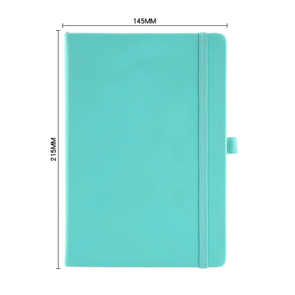 A5 PU Leather Notebook with Elastic Band and Pen Holder for Office, Meetings and Custom Logo