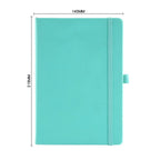 A5 PU Leather Notebook with Elastic Band and Pen Holder for Office, Meetings and Custom Logo