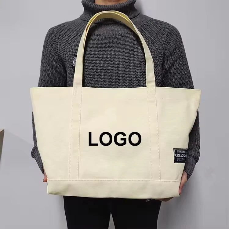 Custom Canvas Tote Bag | Large 44x35cm | Recycled | 200 MOQ | 14-Day Lead