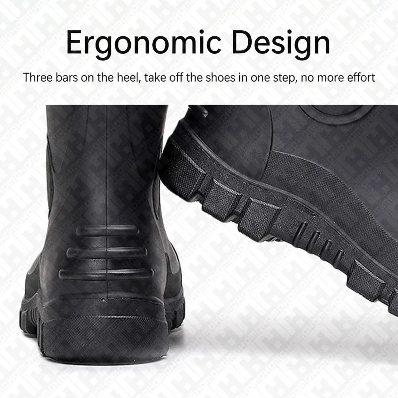 Custom PVC Steel Toe Safety Boots | 1 MOQ | Waterproof