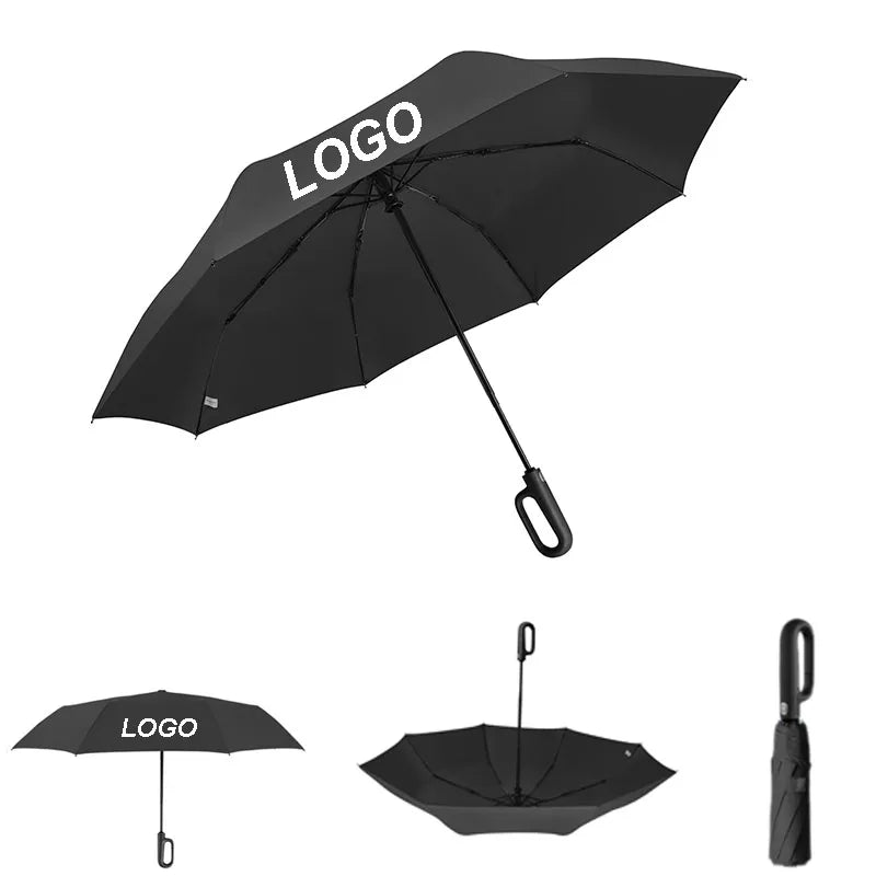 Custom Automatic Umbrella | 1 PC MOQ 190T Pongee Promotional Gift