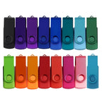 Custom USB Drive 4GB-128GB | 100 Pcs MOQ Swivel Promotional Flash Drive
