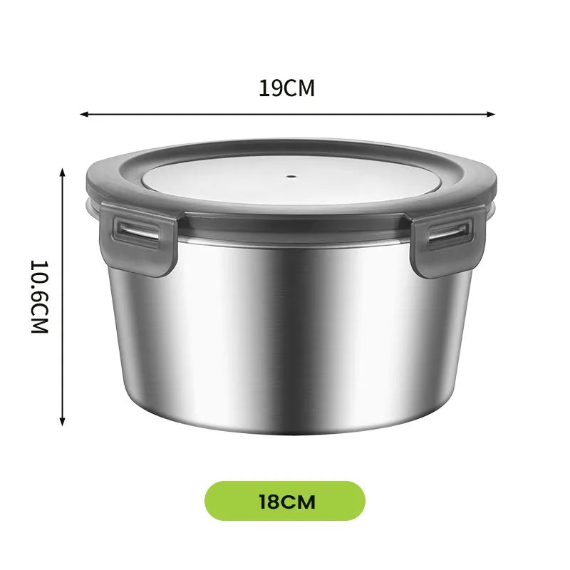 304/316 Stainless Steel Food Storage Container | 100 MOQ | Leak-Proof