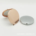 Custom Logo Metal Compact Mirrors | Bulk MOQ 50