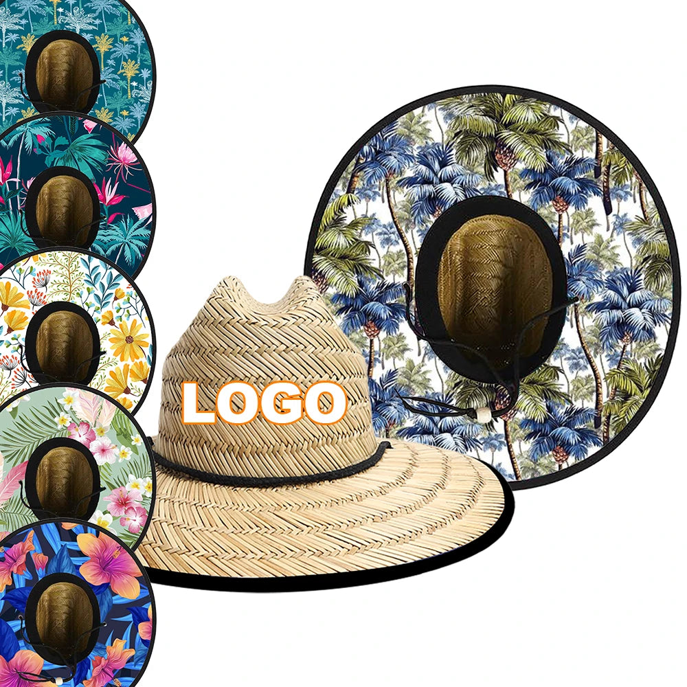 Custom Straw Lifeguard Hats with Logo | 1 MOQ BSCI Certified