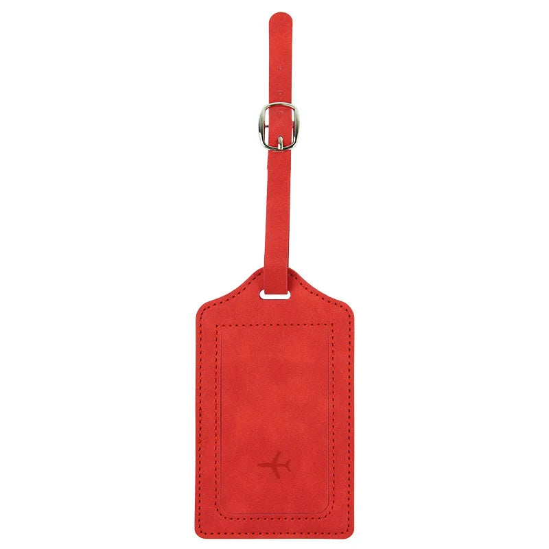 Custom PU Leather Luggage Tags with Logo – 100 MOQ, $35 Mold