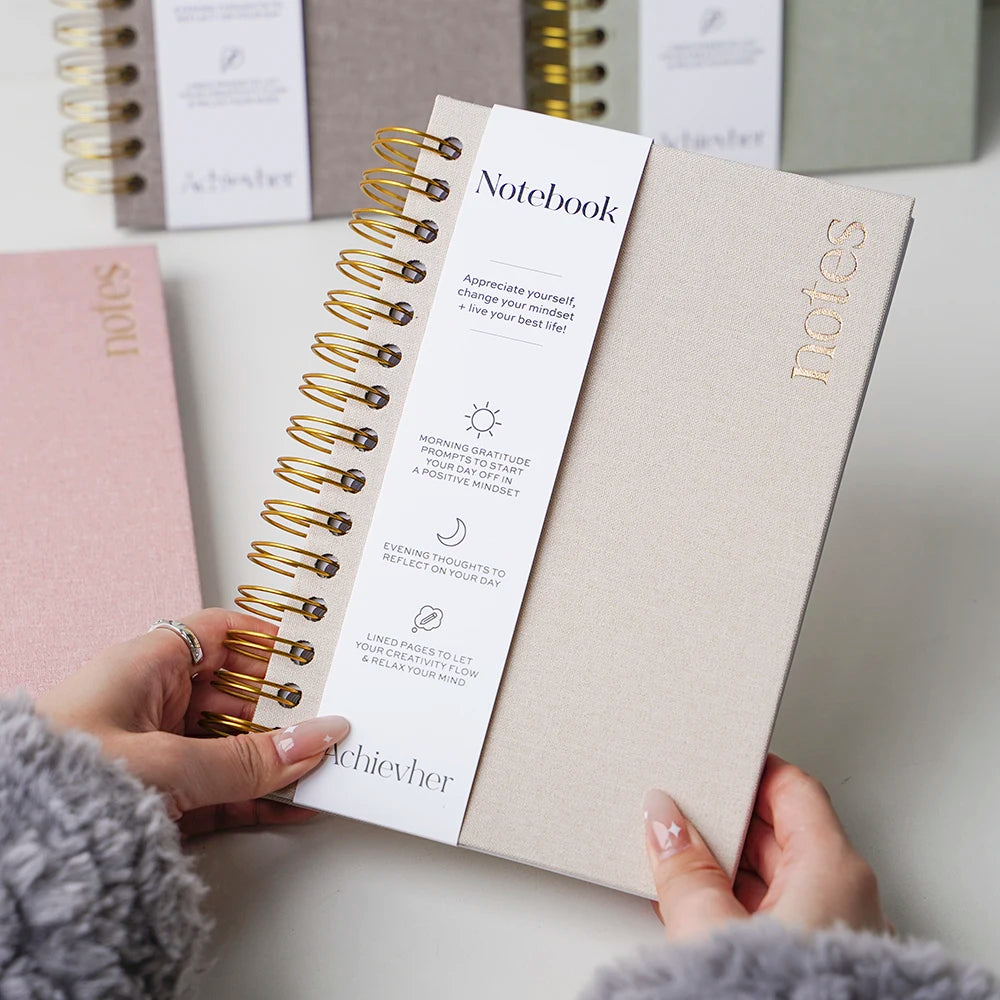 Custom Linen Hardcover Notebooks | 300-Piece MOQ
