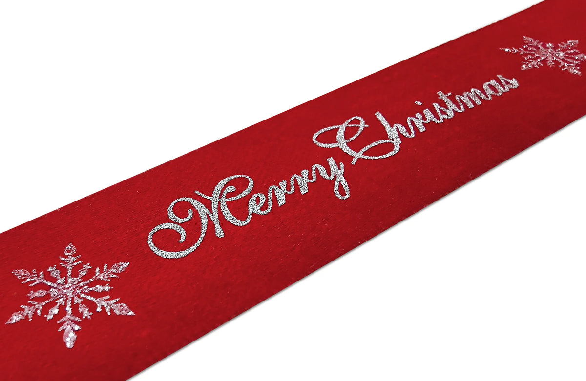 Custom Printed Satin Ribbon | Double-Face | MOQ 2,000 Yards  text