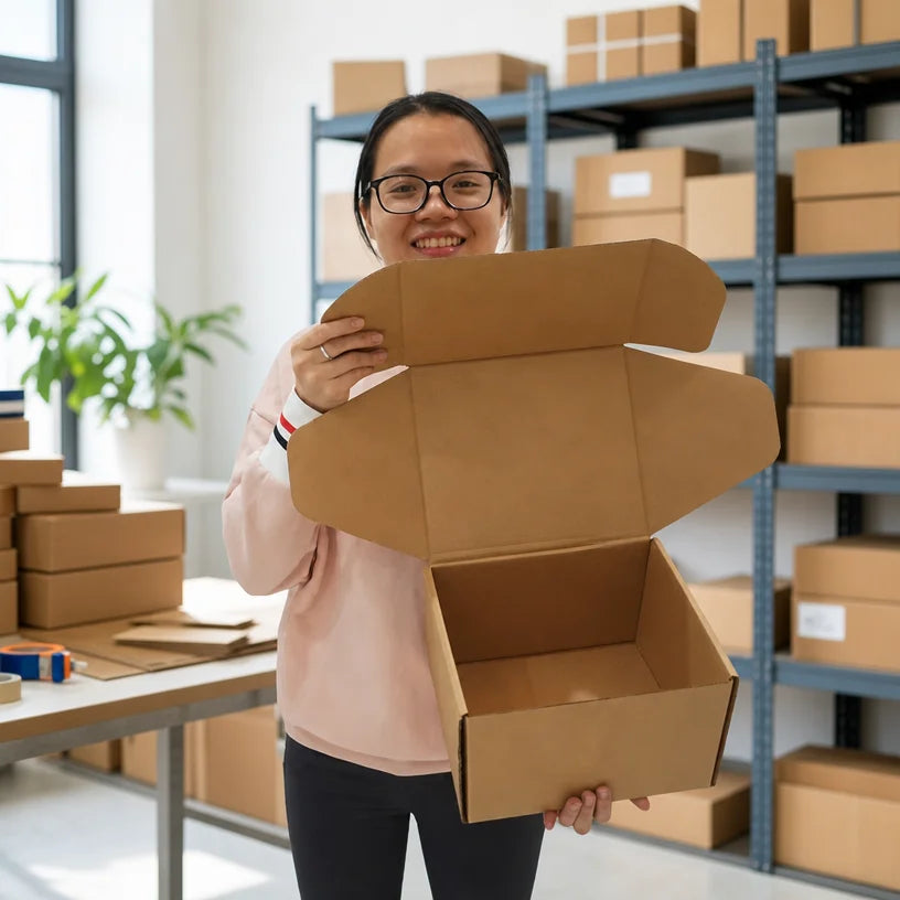 Custom Corrugated Shipping Boxes | 500 MOQ | 9-Day Lead | AQL 2.5