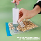 Custom Vacuum Storage Bags | PE+PET | 200 MOQ | FSC Recyclable