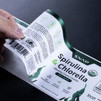 Custom Waterproof Vinyl Labels | Silver Foil Stickers