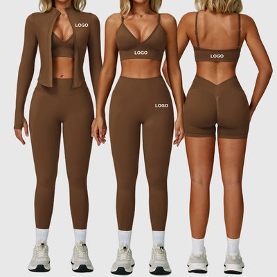 Custom Seamless Activewear with Logo | MOQ 100 Wholesale