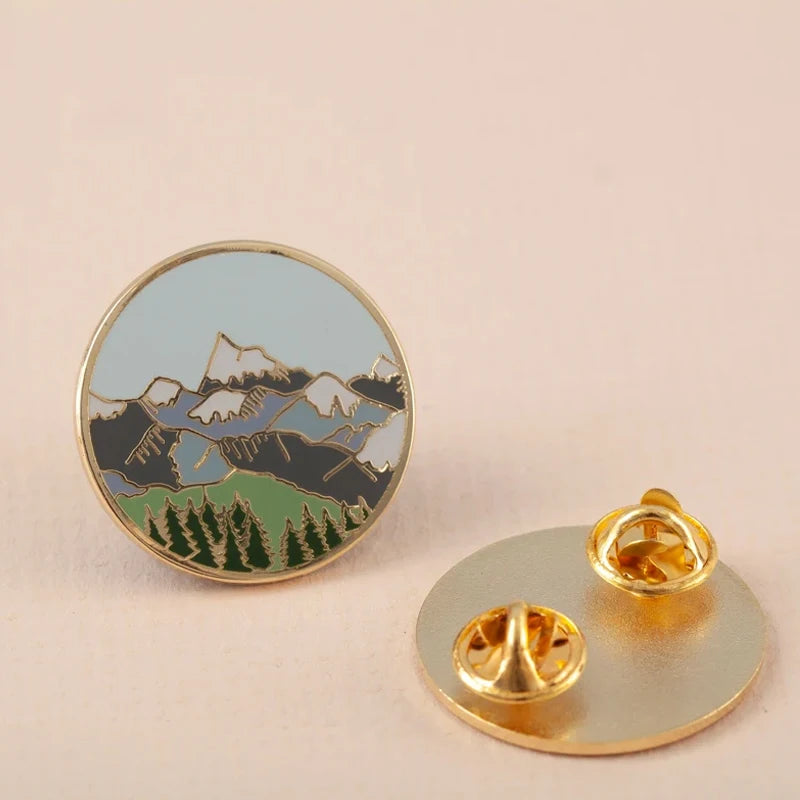 Custom Gold Plated Enamel Pins | MOQ 100 | 35-Day Lead Time