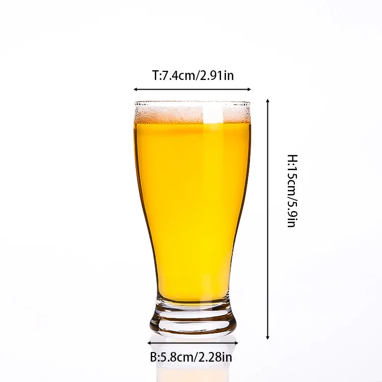 Custom Hand Blown Crystal Beer Mugs Wholesale | Logo Pint Glasses 48 MOQ
