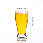 Custom Hand Blown Crystal Beer Mugs Wholesale | Logo Pint Glasses 48 MOQ