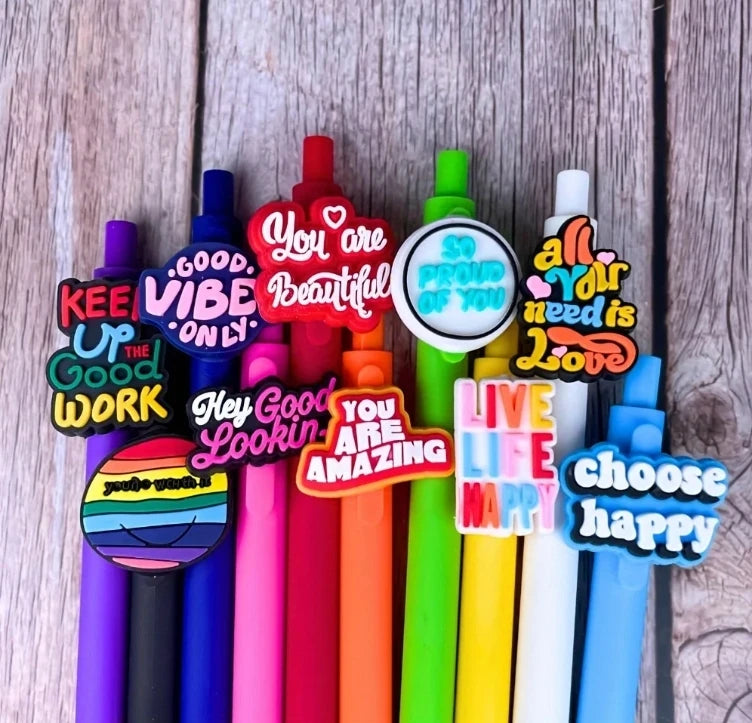 Custom Soft PVC Cartoon Pens with Logo | MOQ 100