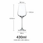 Vintage Crystal Wine Glasses: 500 MOQ, 14-Day Lead, LFGB Certified | Custom 500-1000ml Goblets