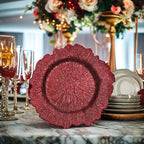 13 Inch Plastic Charger Plates | Custom Wholesale Tableware