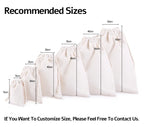 Organic Cotton Drawstring Bags Wholesale | Custom Logo 100 MOQ 7-Day Lead