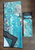 GRS-Certified Recycled Beach Towels | Sand-Free & 5x Quick-Dry | 100-Piece MOQ | Sustainable