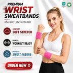 Custom Cotton Sports Wristbands | 1-Piece MOQ & 31-Day Lead Time | Breathable & Adjustable | Summer Sports