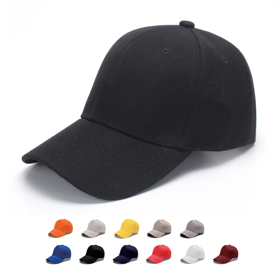 Custom Polyester Baseball Caps 100% | Embroidery & Sublimation | 1 Piece MOQ | Bulk Corporate Gifts