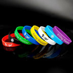 Custom Silicone Wristbands | Embossed | MOQ 100