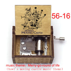 Wooden Hand-Cranked Music Box | Howl's Moving Castle | 10 MOQ | Custom