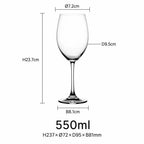 Vintage Crystal Wine Glasses: 500 MOQ, 14-Day Lead, LFGB Certified | Custom 500-1000ml Goblets