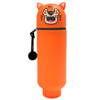 Custom Silicone Pen Holder with Logo | LFGB Certified, Foldable Animal Shape, 500 MOQ
