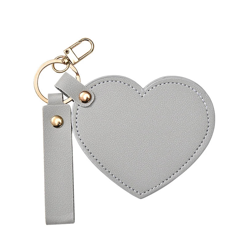 Custom Heart-Shaped Mirrors with Logo | HD Glass | MOQ 100 pcs