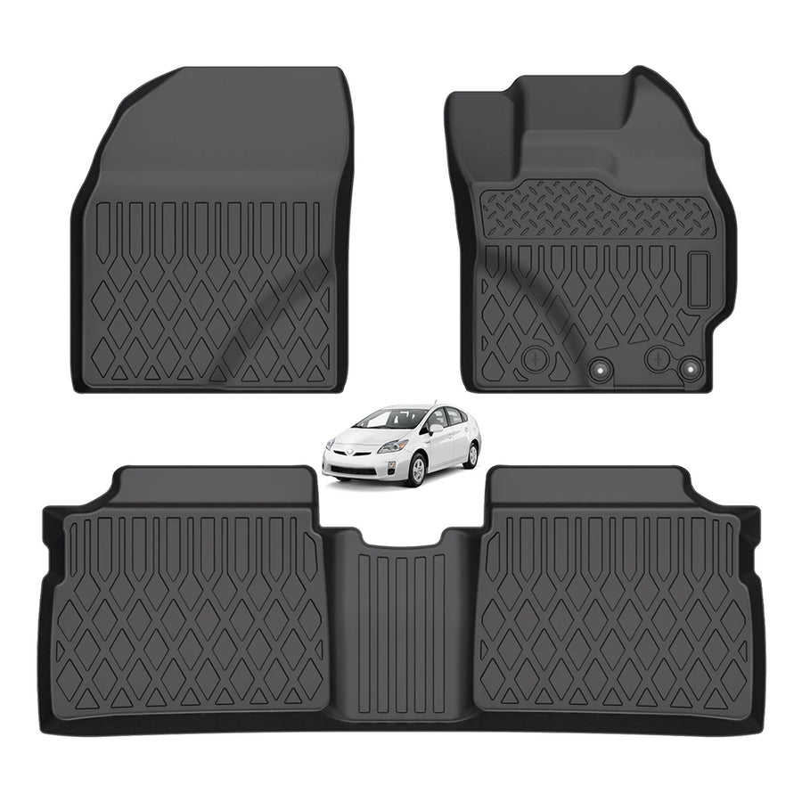 Custom Fit All Weather 3D TPE Floor Mat Set for Toyota Prius Alpha Harrier Prius 30 Crown