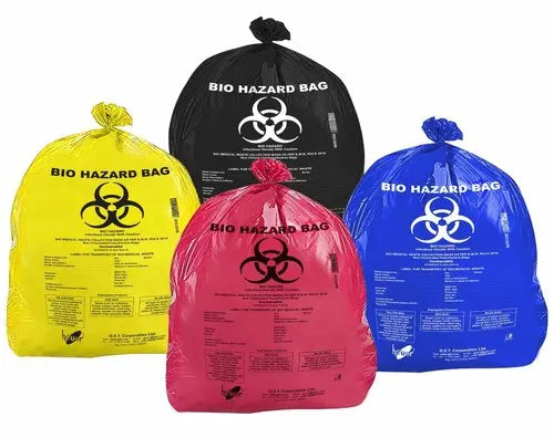 BSCI/ISO Certified Medical Waste Bags | Custom Biohazard Printing | Bulk