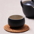 Rattan Weave Coaster Set 6Pcs | Heat Resistant | Custom Material MOQ 500