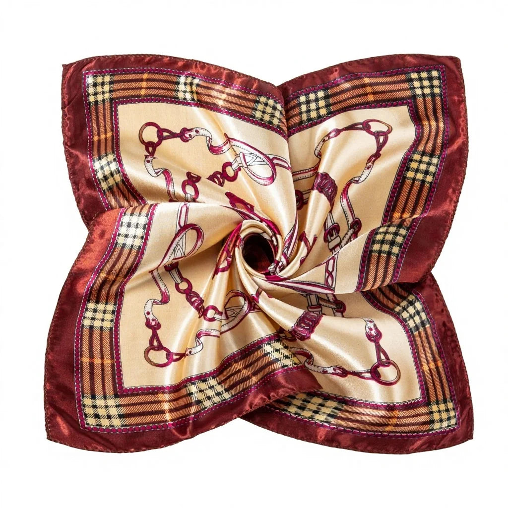 Personalized Silk Satin Scarves | 2-Piece MOQ & 3-7 Day Lead Time | 46 Colors | OEM Manufacture