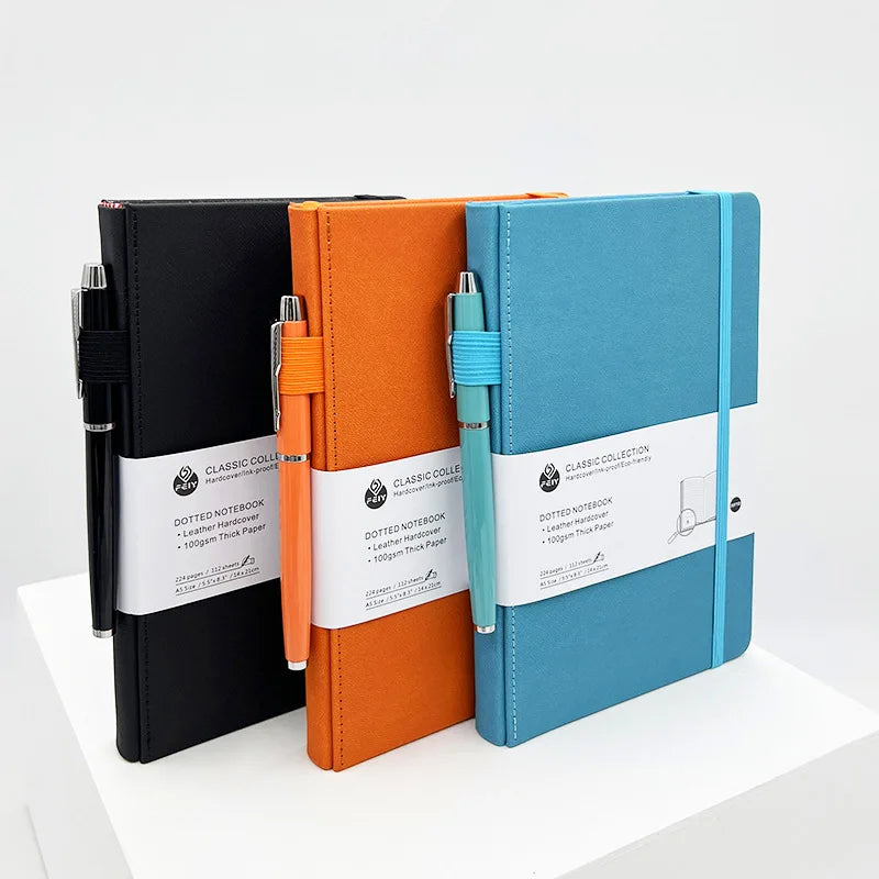 Custom Embossed PU Leather Notebooks | 1,000-Piece MOQ