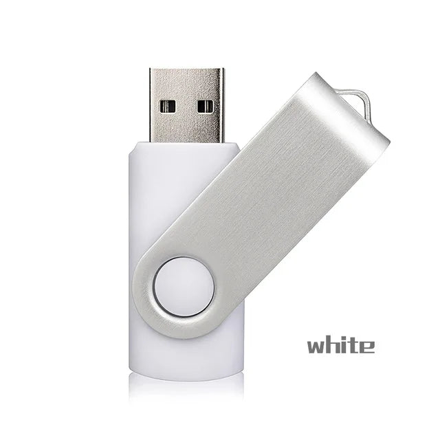 Custom USB Drive 4GB-128GB | 100 Pcs MOQ Swivel Promotional Flash Drive
