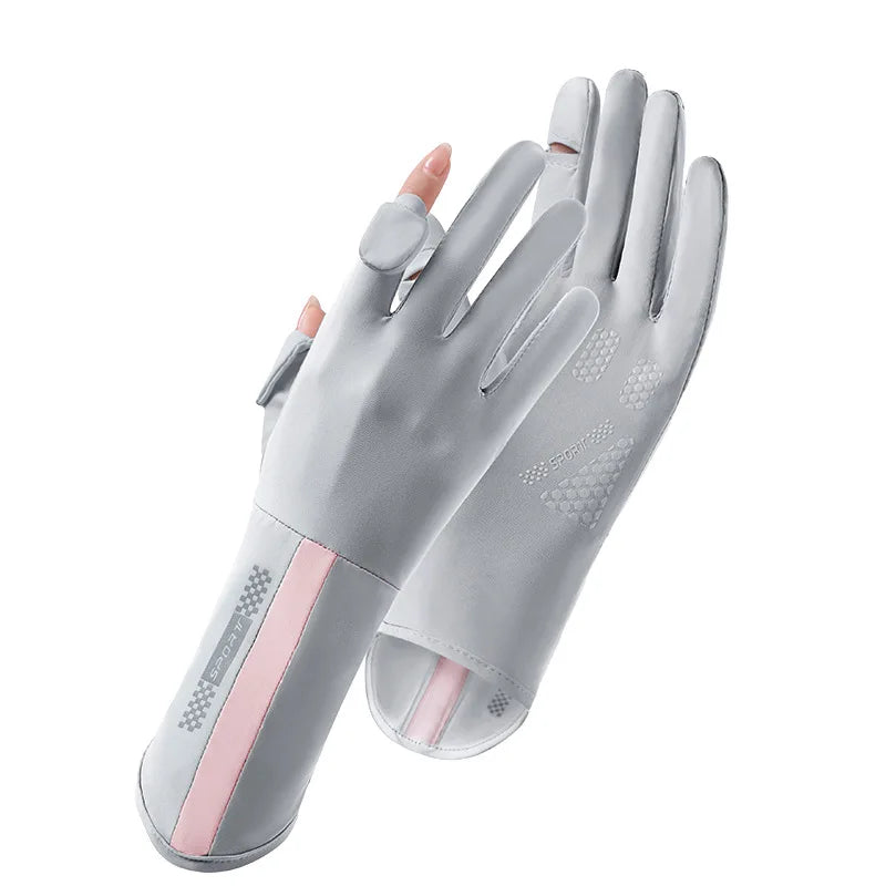 Women's Lightweight Flip Finger Sun Gloves | Custom MOQ 100