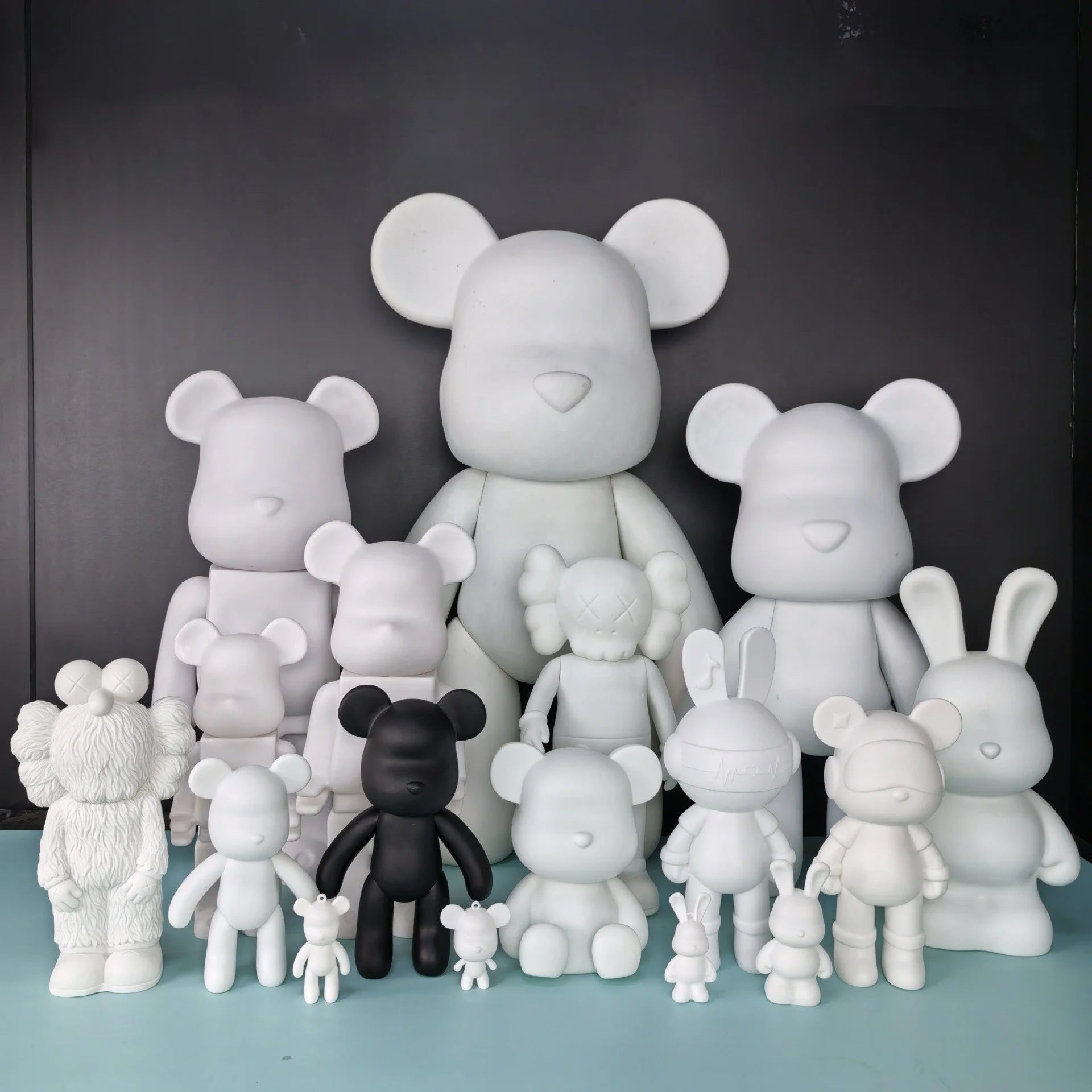 Custom Vinyl Bear Figure Wholesale | DIY Blank Mold 18-100cm EN71 Certified