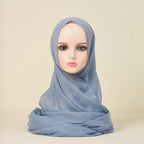 Polyester Silk Satin Hijab | 107x180cm | 24 Colors | Wholesale | Custom Packaging