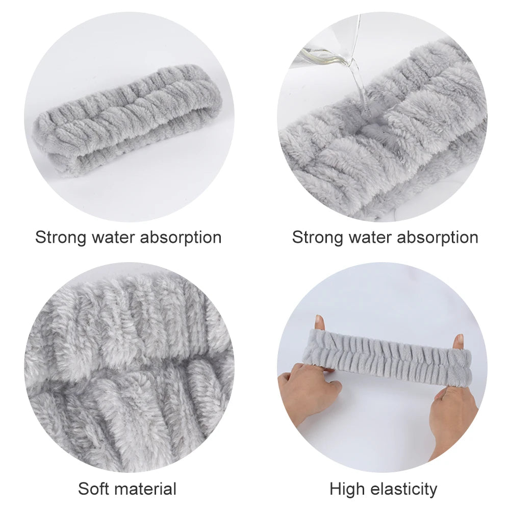 Custom Microfiber Wristbands | Spa, Beauty, Fitness | 100 Pcs MOQ