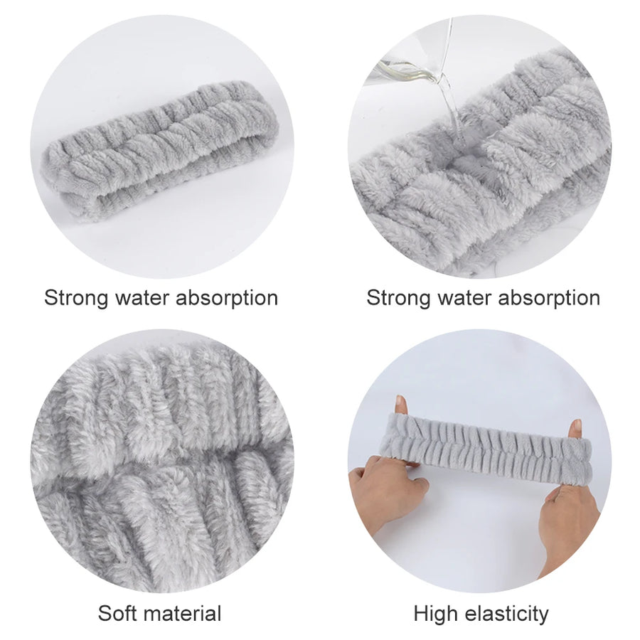 Custom Microfiber Wristbands | Spa, Beauty, Fitness | 100 Pcs MOQ