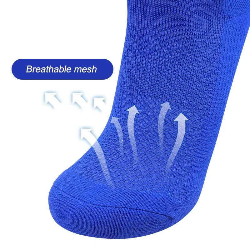 Custom Knee-High Soccer Socks | Anti-Slip & Breathable | 7-Day Sample Lead Time | Team Training