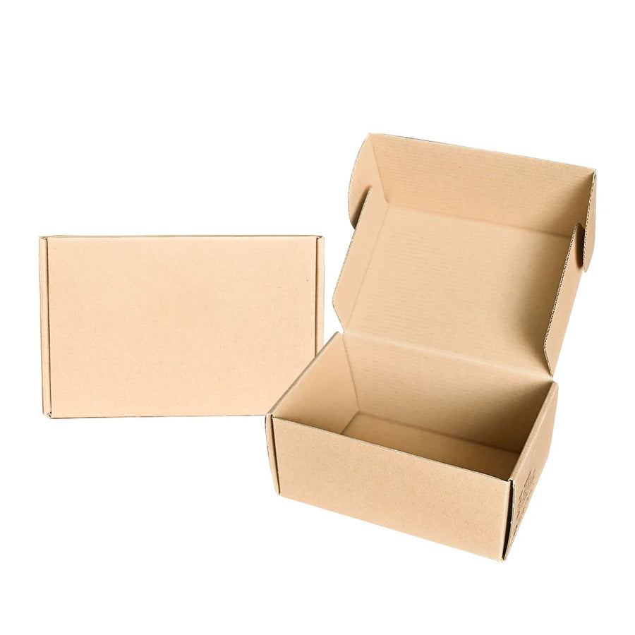 Custom Recycled Corrugated Boxes: 30-Day Lead, CMYK, 8 Finishes | E-commerce & Shipping Packaging