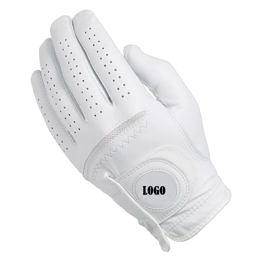 Custom Cabretta Leather Golf Gloves with Logo | Right Hand Wholesale