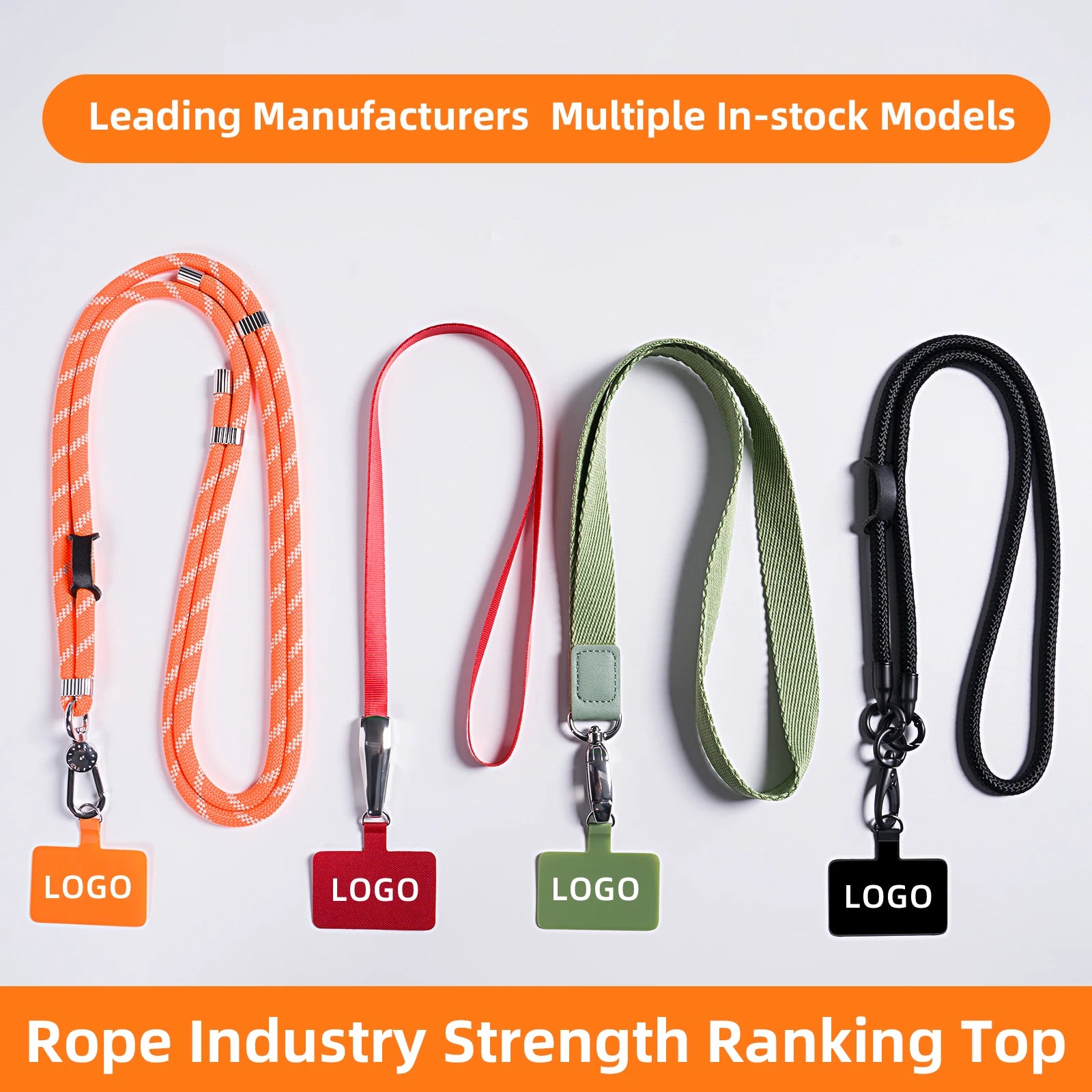 Custom Nylon Crossbody Phone Strap with Universal Tether Patch